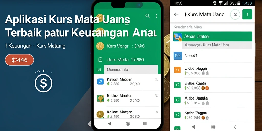 Antarmuka aplikasi Kurs Mata Uang 3446 yang bersih dan informatif.