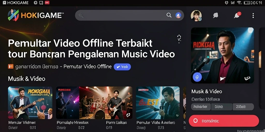 Tampilan antarmuka HOKIGAME yang intuitif dan menarik.