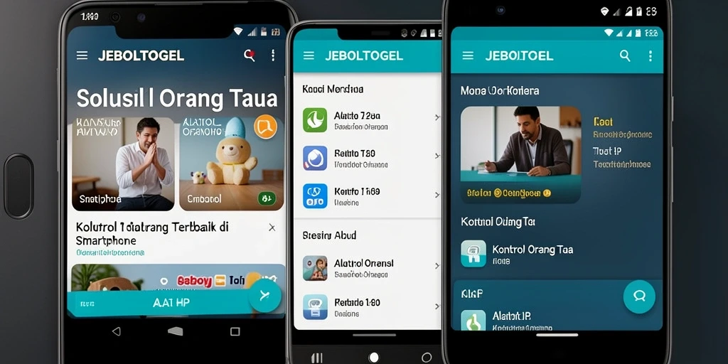 Antarmuka pengguna JEBOLTOGEL yang intuitif untuk kontrol orang tua.